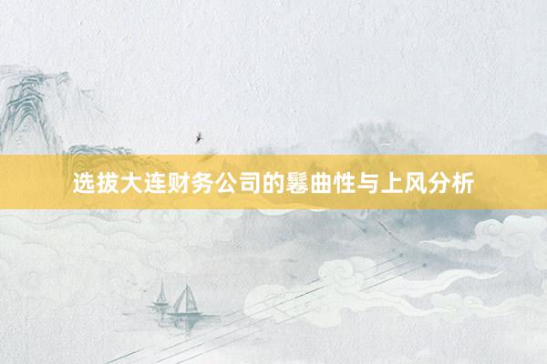选拔大连财务公司的鬈曲性与上风分析